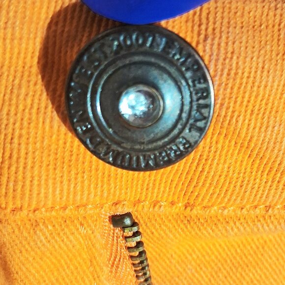 Emperial Orange Ripped Skinny Women's Jeans Size 5 Size S. - Picture 11 of 17